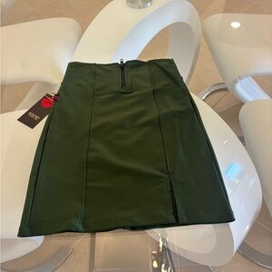 Aviator Nation Dark Green Pencil Skirt Stretchy Petite Small